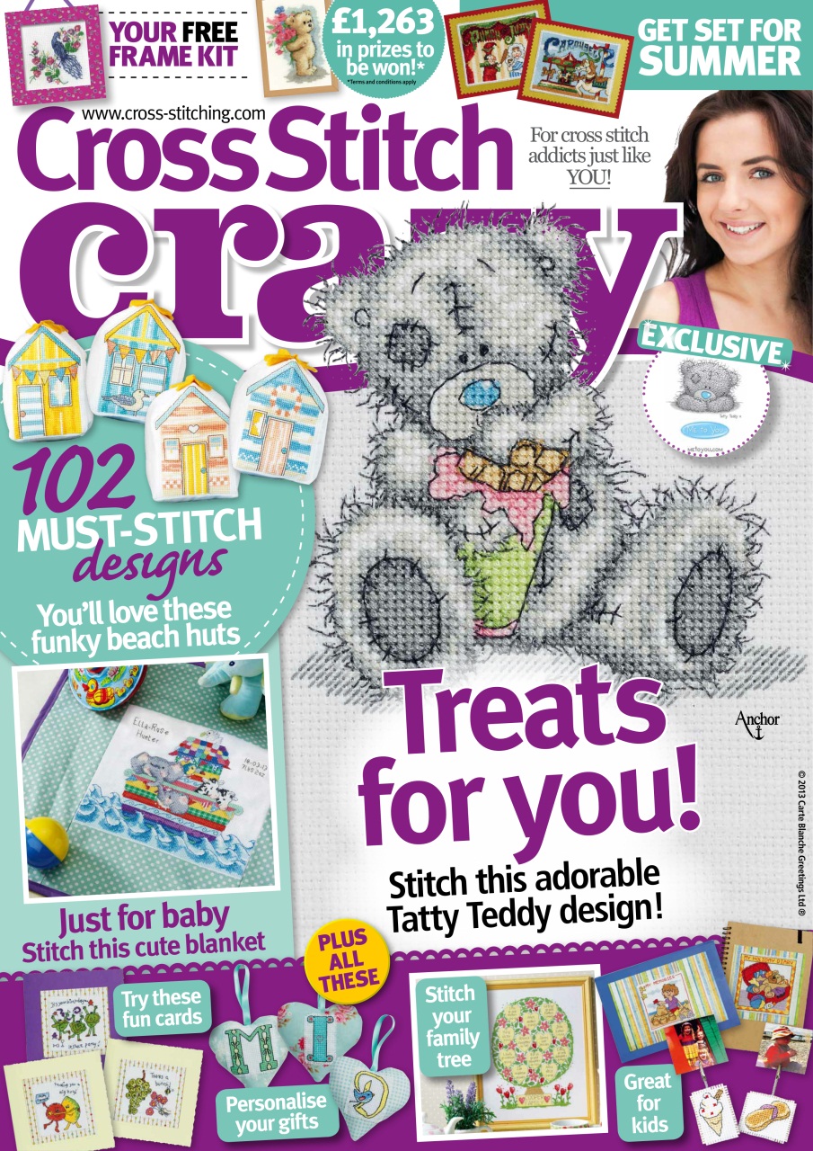 Cross Stitch Crazy Magazine June 2013 Back Issue