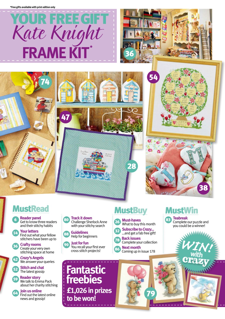 Cross Stitch Crazy Magazine June 2013 Back Issue