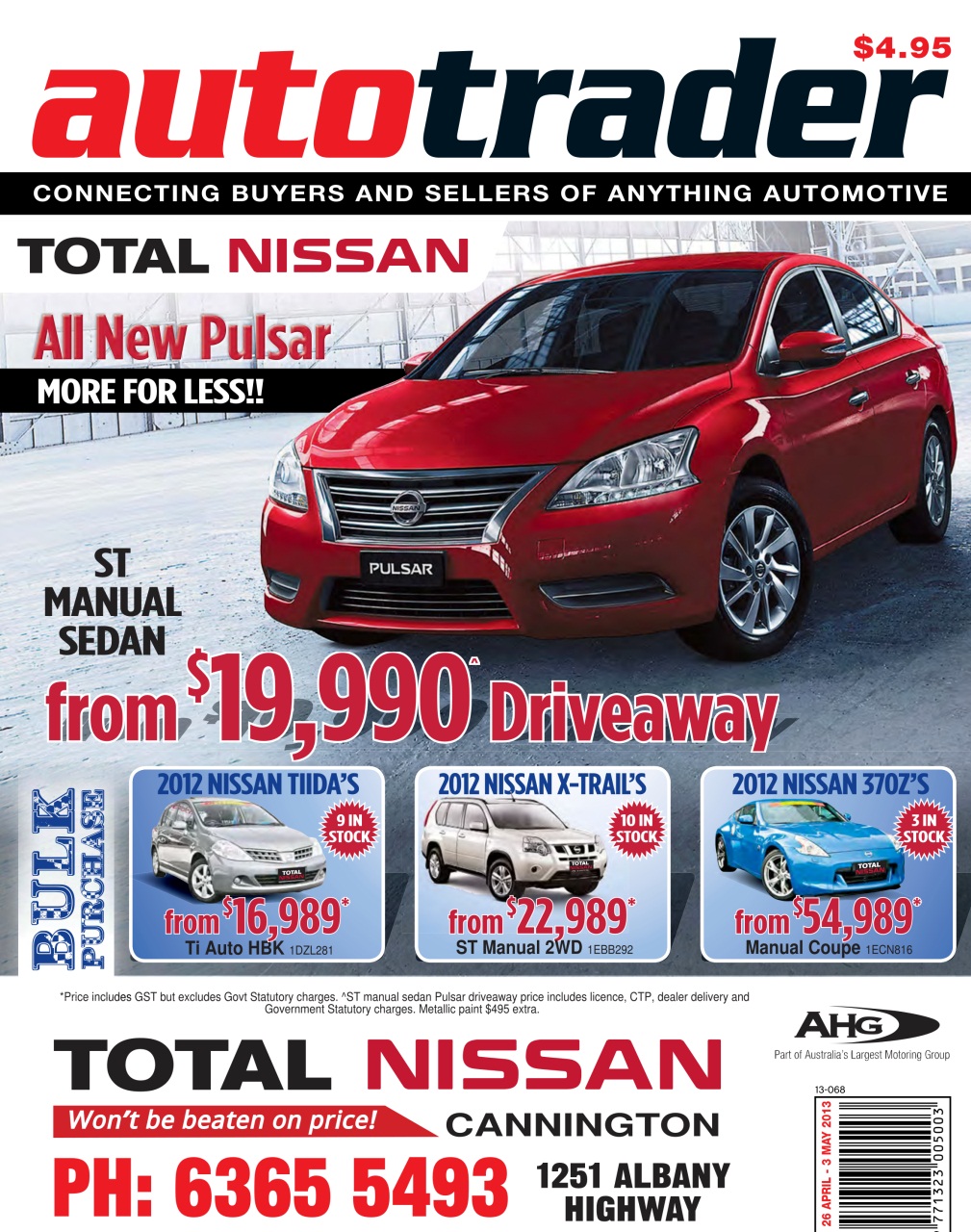 Autotrader Magazine Auto Trader Issue 1097 Edizione Posteriore