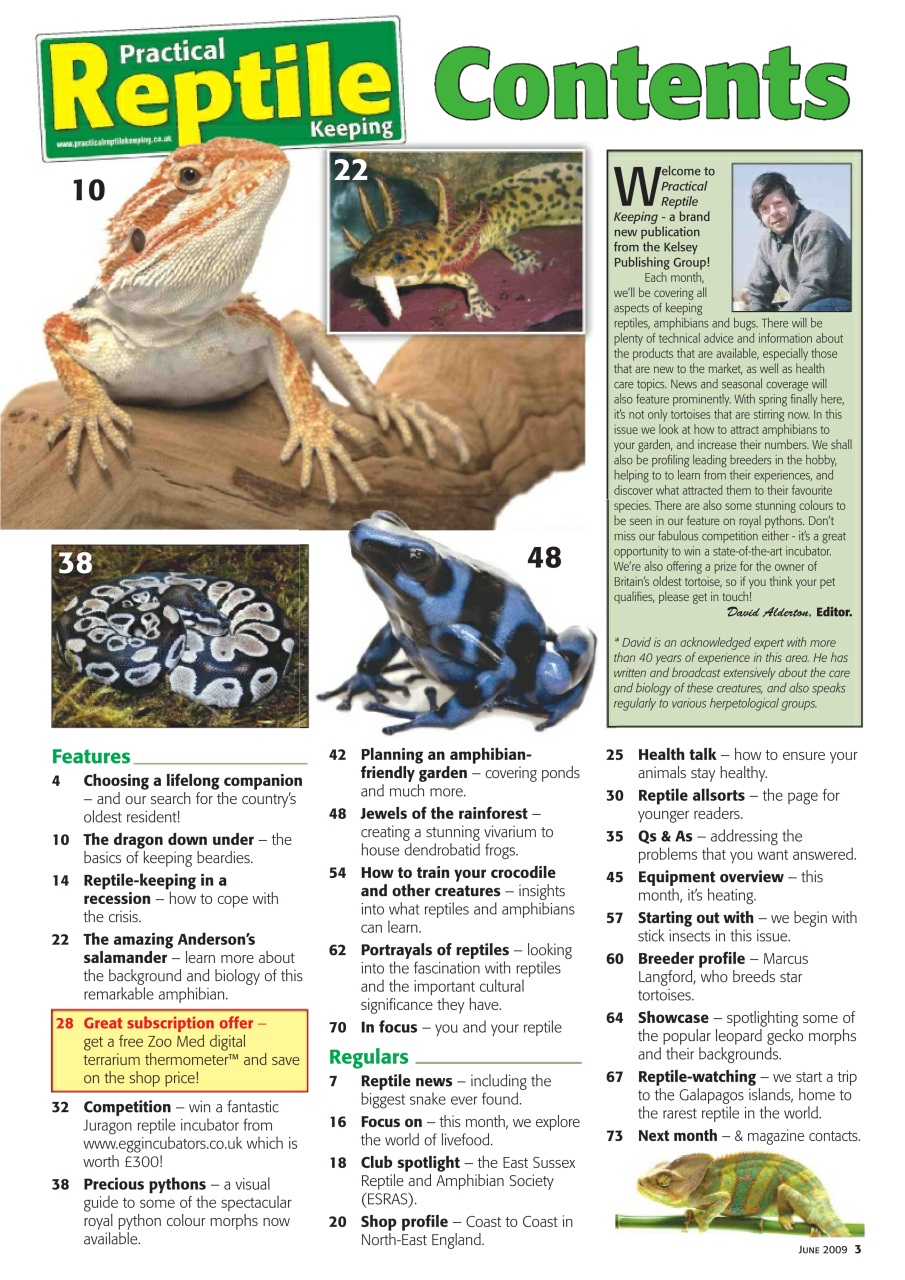 Practical Reptile Keeping Magazine - No.1 Dragons & Python Morphs Back ...