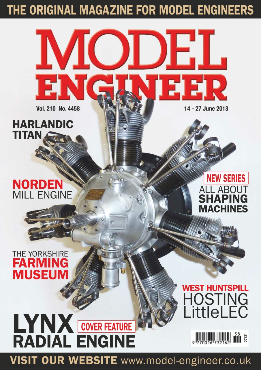Model Engineer Magazine - Vol. 210 No. 4458 Back Issue