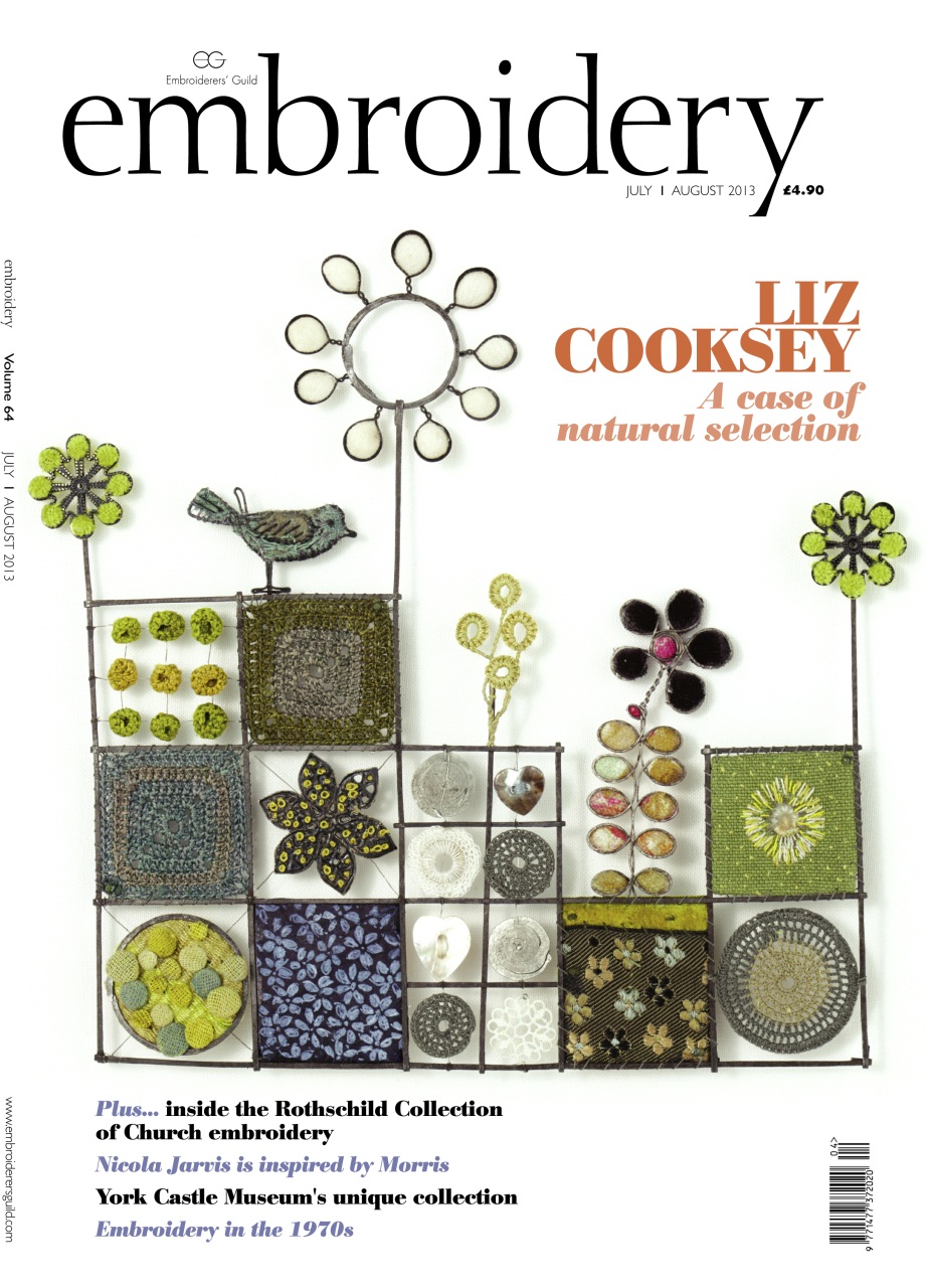 Embroidery Magazine JulyAugust 13 Back Issue