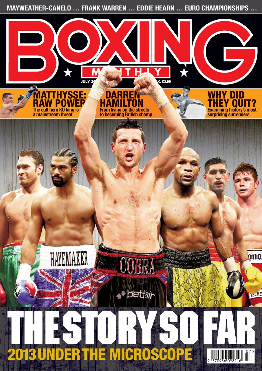 Boxing Monthly Magazine - Boxing Monthly July 2013 Subscriptions ...