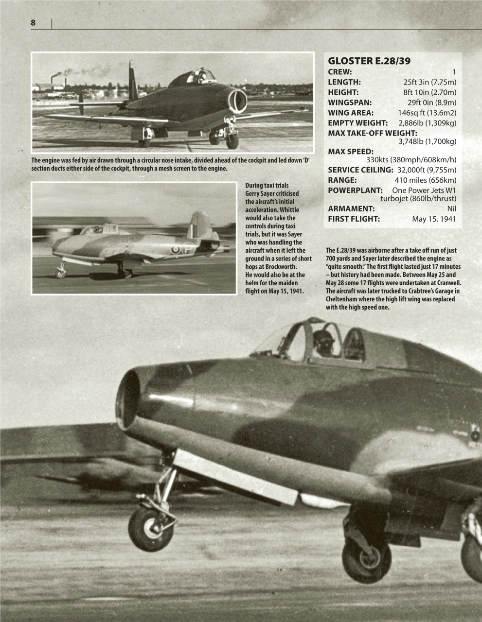 Aviation Archive Magazine - Early Jet Fighters Back Issue