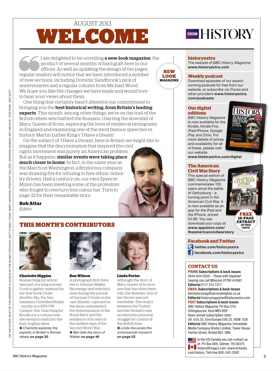 BBC History Magazine August 2013 Back Issue