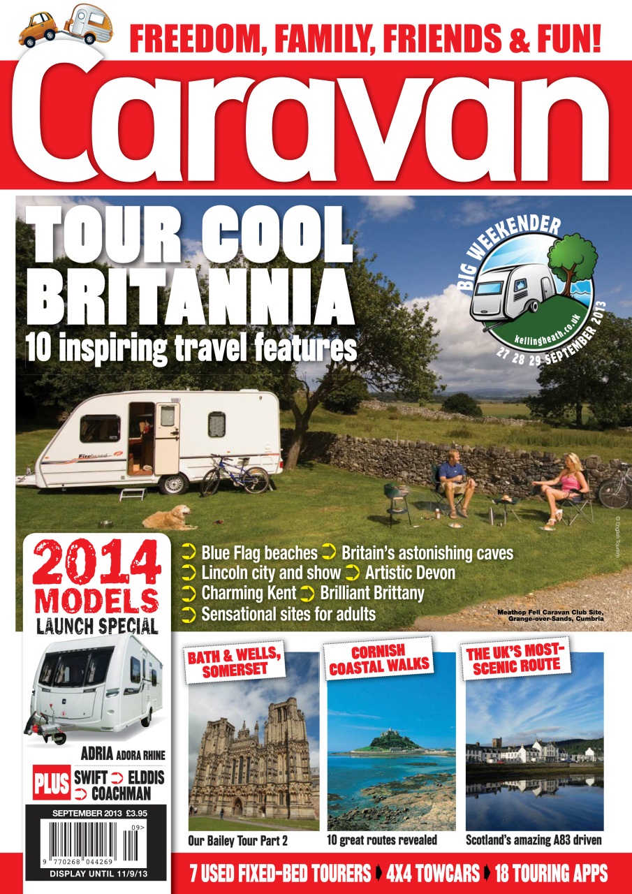 Caravan Magazine UK’s most scenic route September 2013 Caravan