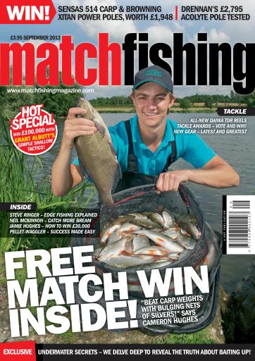 Match Fishing Magazine September 2013 Subscriptions Pocketmags