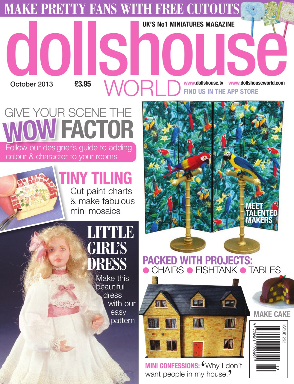 Dolls House World Magazine Dollshouse World Issue 253 Back Issue