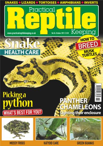 Practical Reptile Keeping Magazine - No.54 Picking a python Back Issue