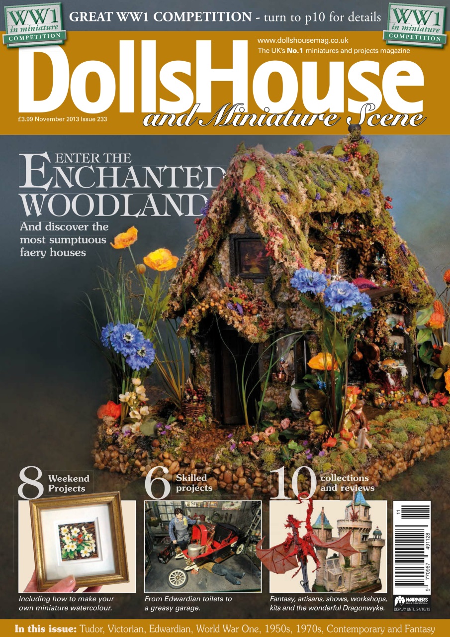 Dolls House and Miniature Scene Magazine DHMS Nov 13 (Iss 233) Back Issue