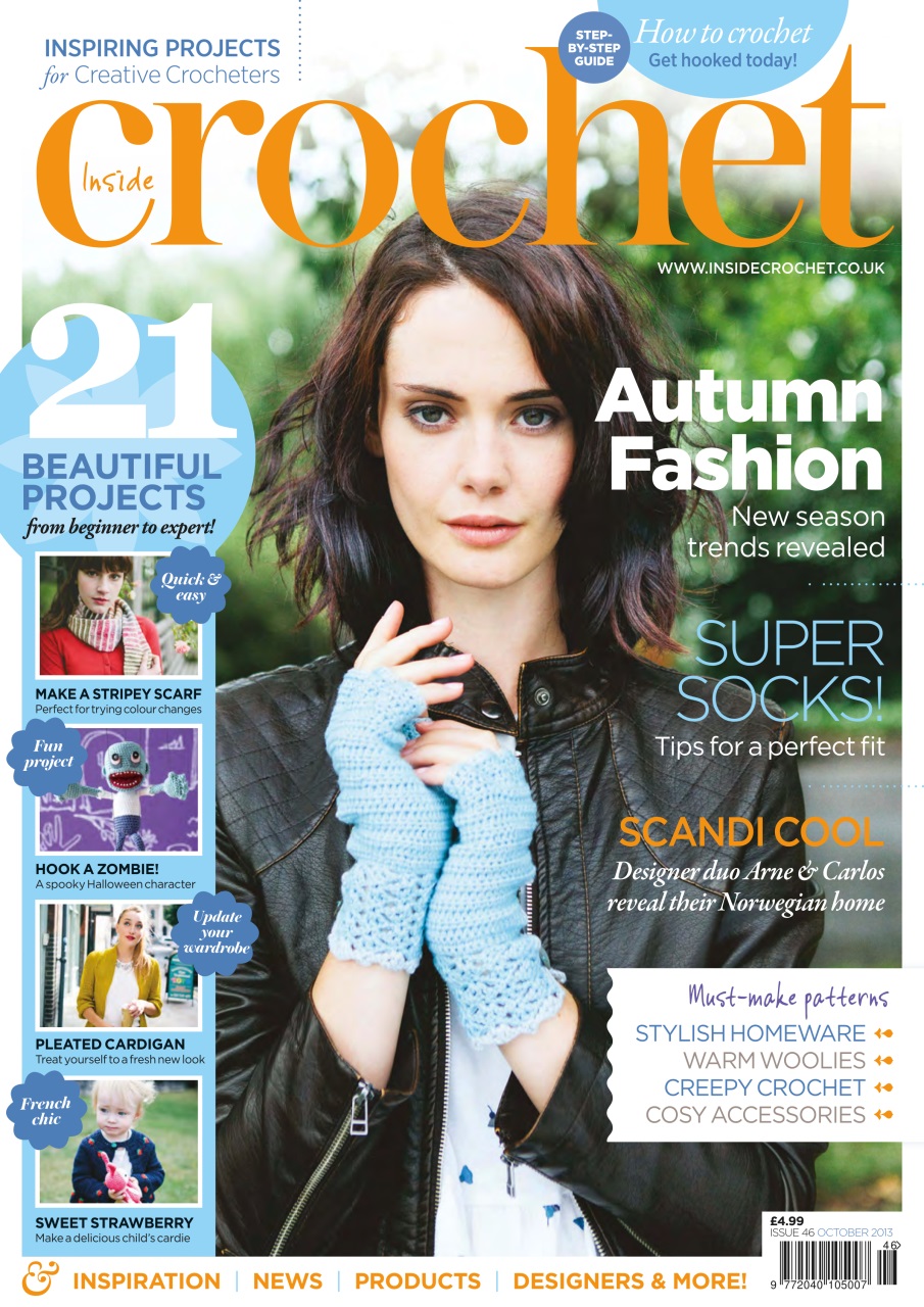 Inside Crochet Magazine October 2013 Issue 46 Back Issue