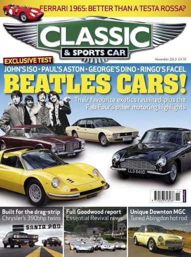 Classic & Sports Car Magazine - November 2013 Back Issue