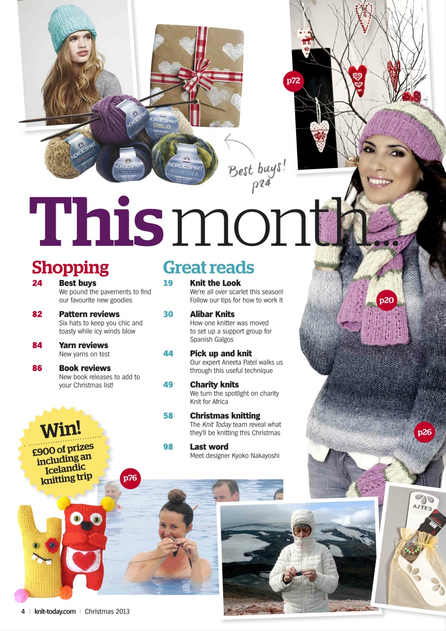 Knit Today Magazine Christmas 2013 Subscriptions Pocketmags