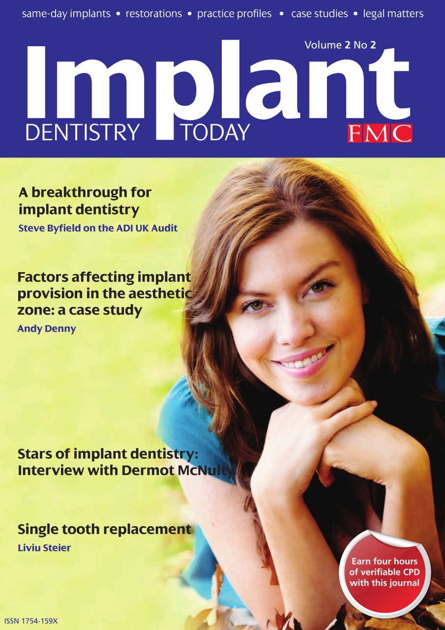 IDT Implant Dentistry Today Magazine June 2008 Vol 2 Issue 2 Back Issue