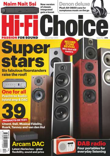 Hi-Fi Choice Magazine - December 2013 (378) Back Issue