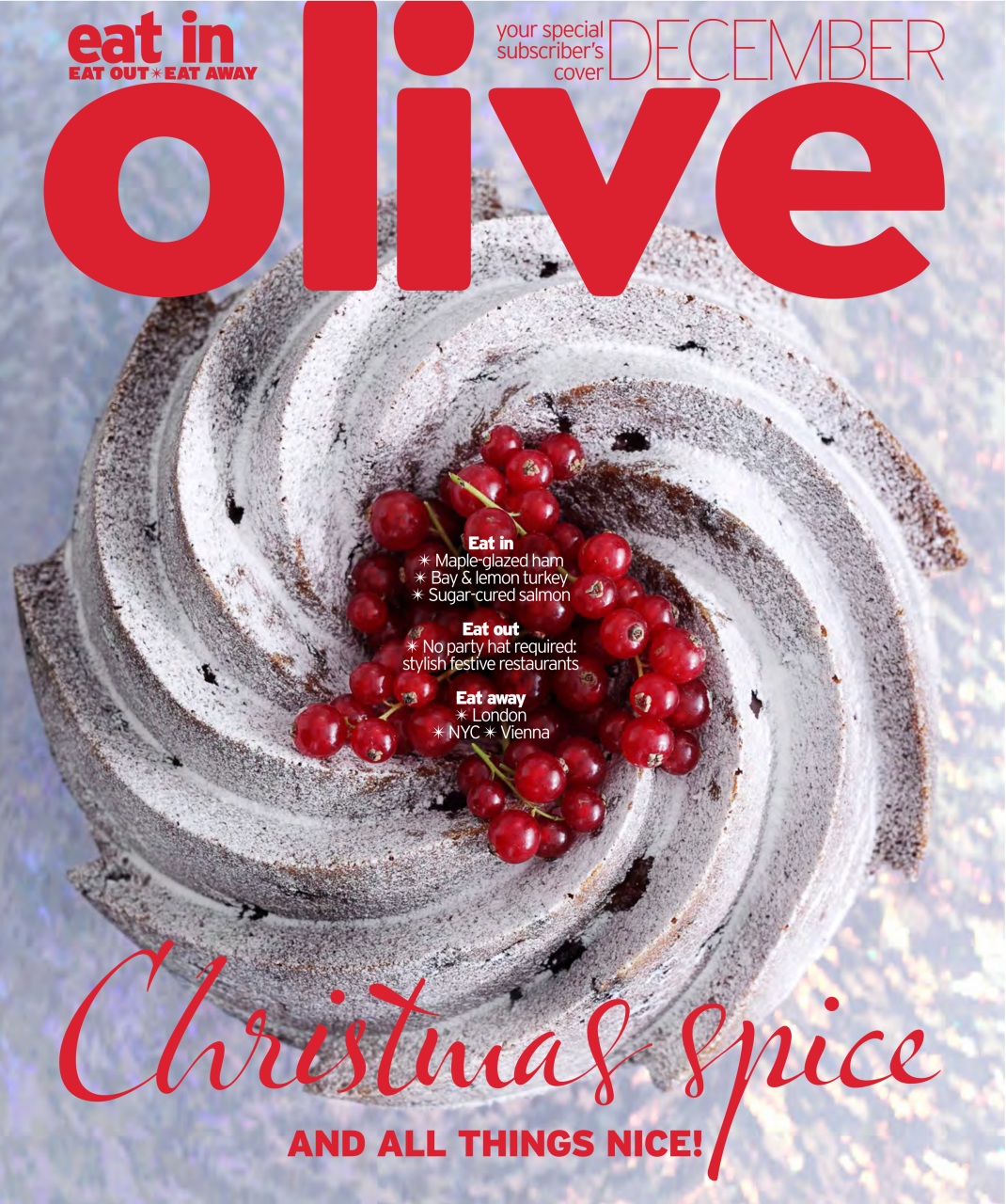 Olive Magazine December 2013 Back Issue