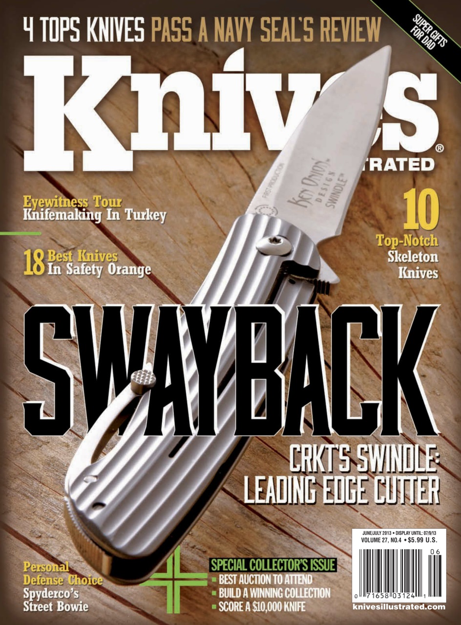 Knives Illustrated Magazine JuneJuly 2013 Back Issue