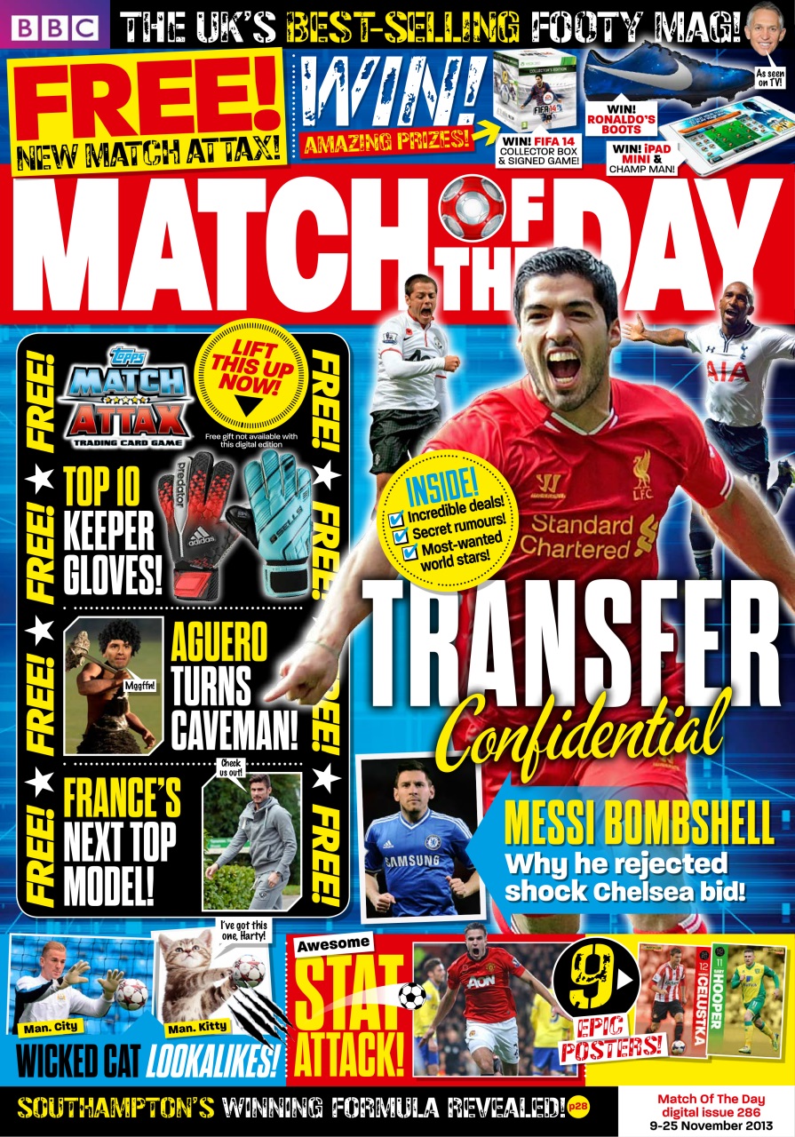 Match of the Day Magazine Issue 286 Back Issue