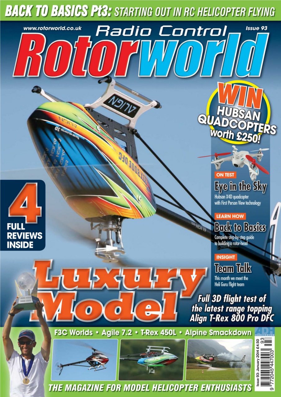 Radio Control Rotor World Magazine 93 Back Issue