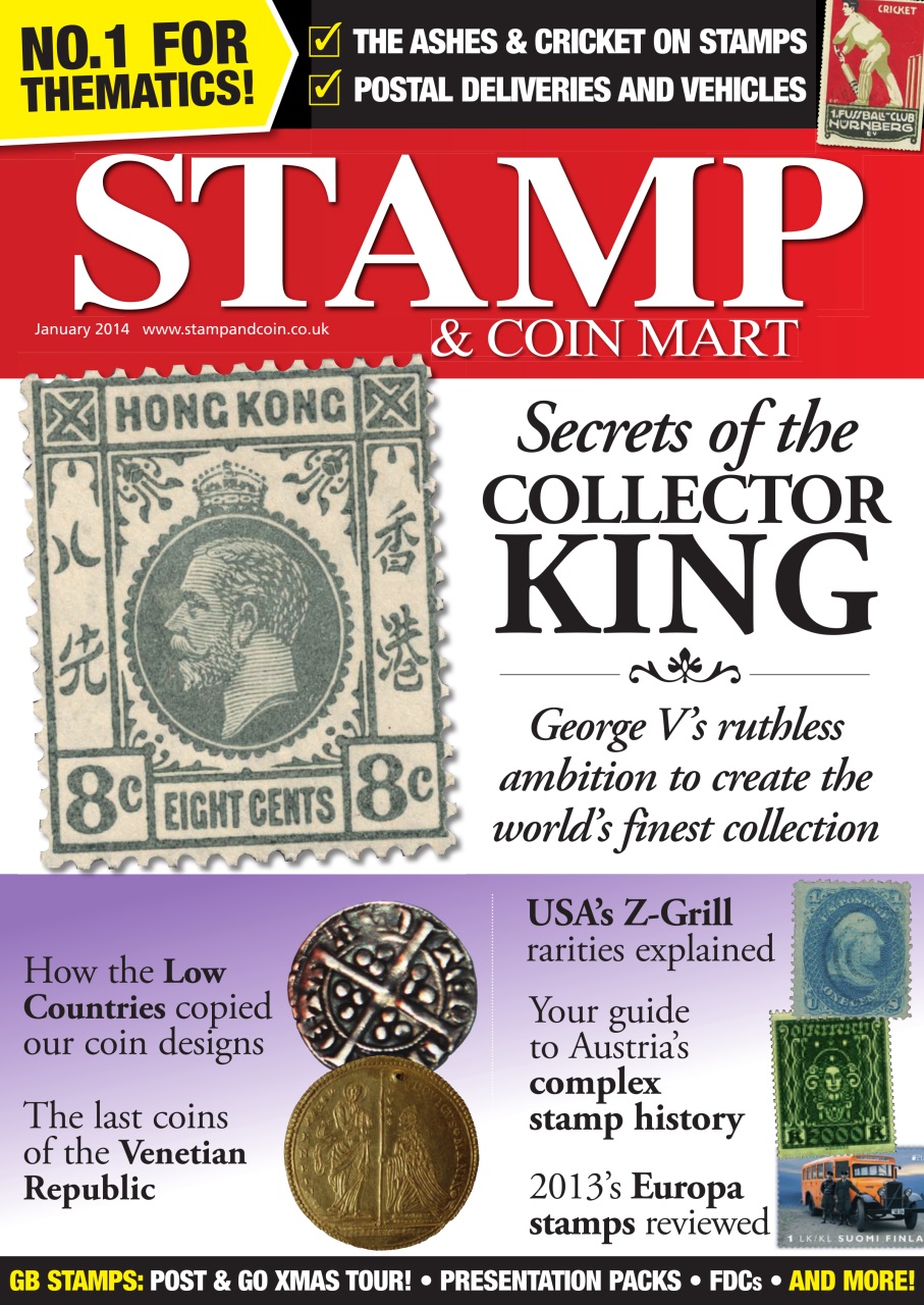 Stamp Collector Magazine January 2014 Back Issue