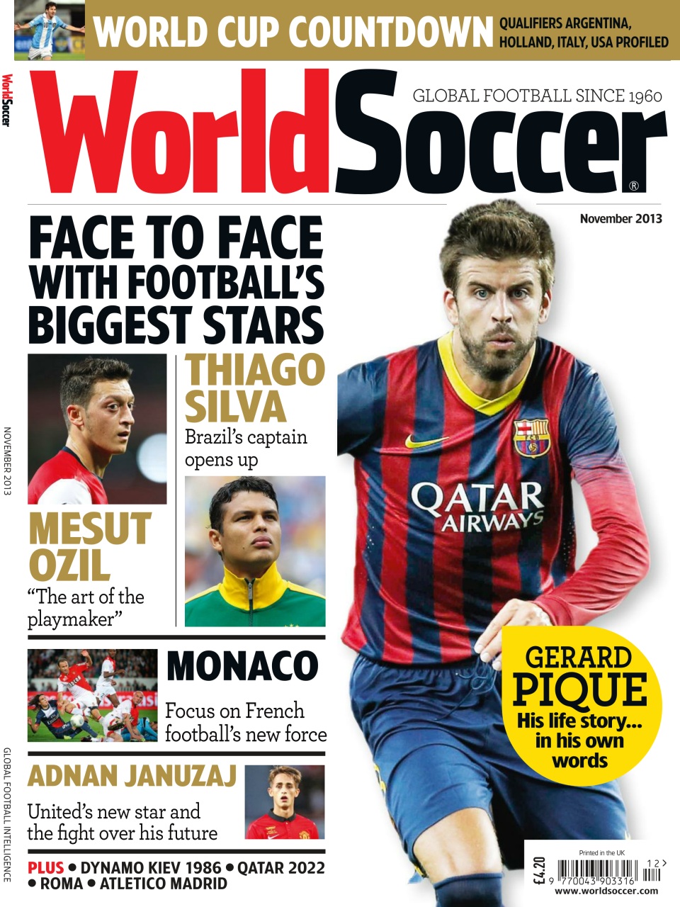 World Soccer Magazine - November 2013 Back Issue