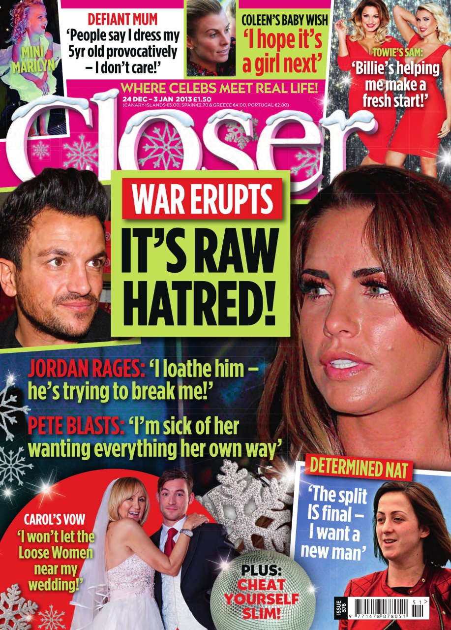 Closer Magazine - 24th December 2013 Back Issue