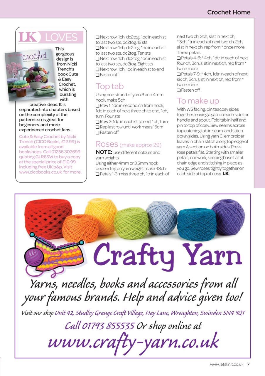 Let's Knit Magazine Crochet Home Special Issue
