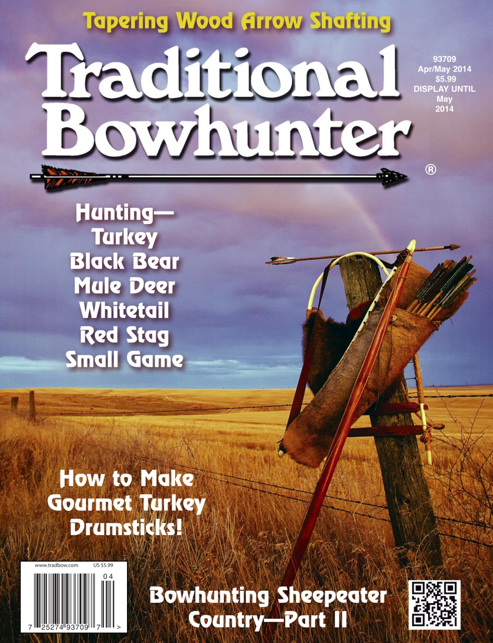Traditional Bowhunter Magazine Apr/May 2014 Back Issue