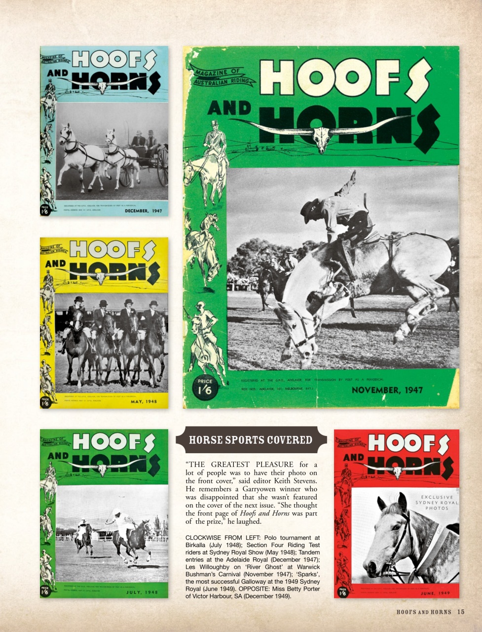 OUTBACK Magazine Hoofs and Horns The Best of the 1940s and Today