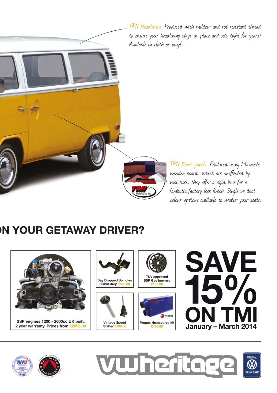 VW Camper Magazine April 2014 Back Issue