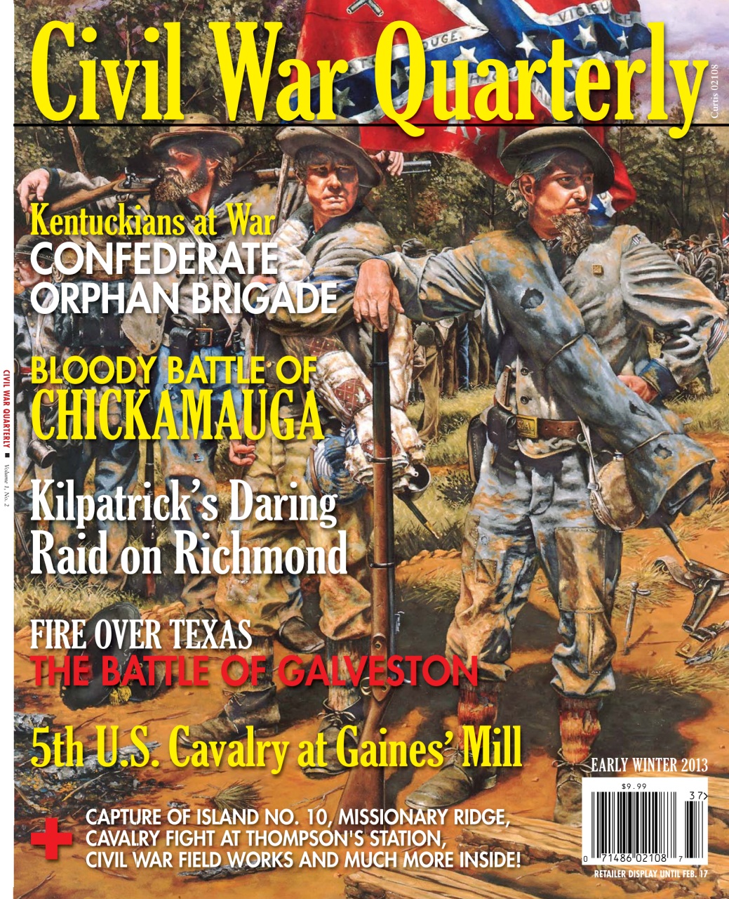 Civil War Quarterly Magazine Early Winter 2013 Subscriptions Pocketmags