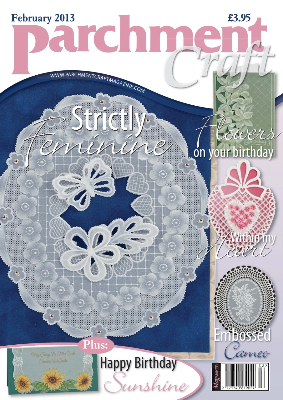 Parchment Craft Magazine February 2013 Subscriptions Pocketmags