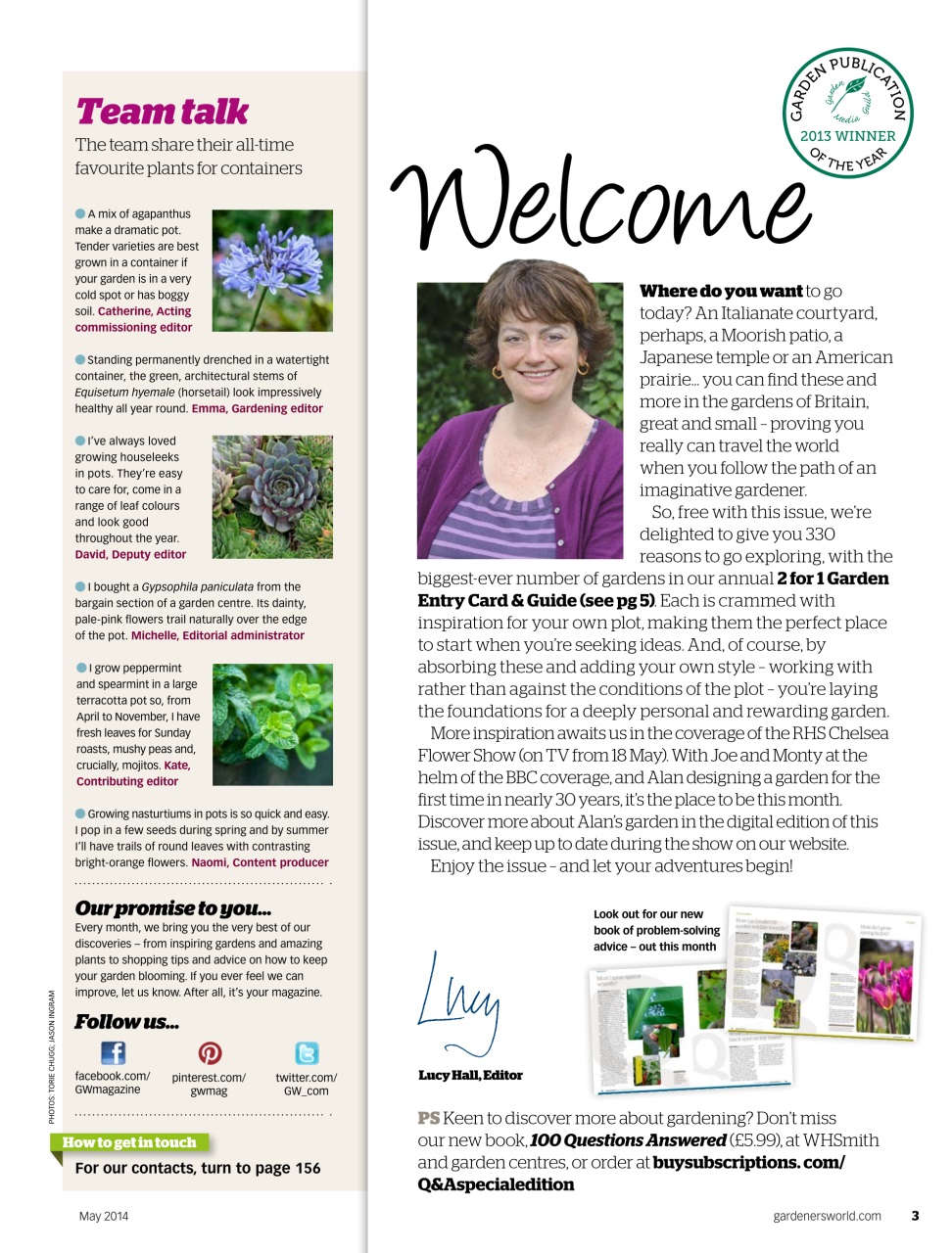 Bbc Gardeners World Magazine May Subscriptions Pocketmags