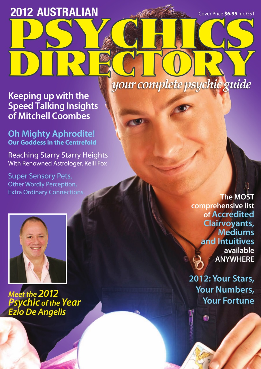 International Psychics Directory Australian Psychics Directory 2012 Back Issue