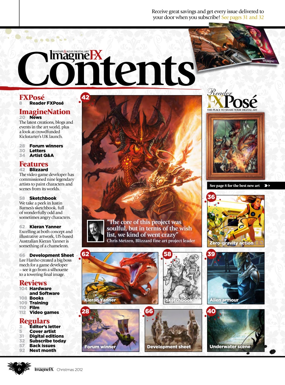 ImagineFX Christmas 2012 Back Issue