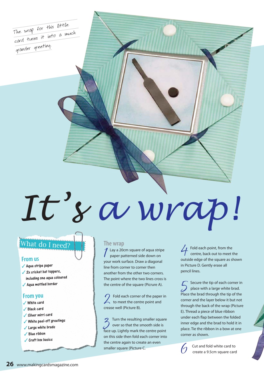 Making Cards & Papercraft Magazine Men's Special 2008 Subscriptions