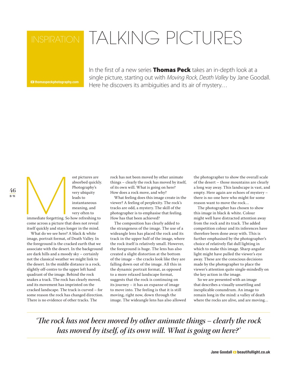 Black+White Photography Magazine June 2014 Back Issue