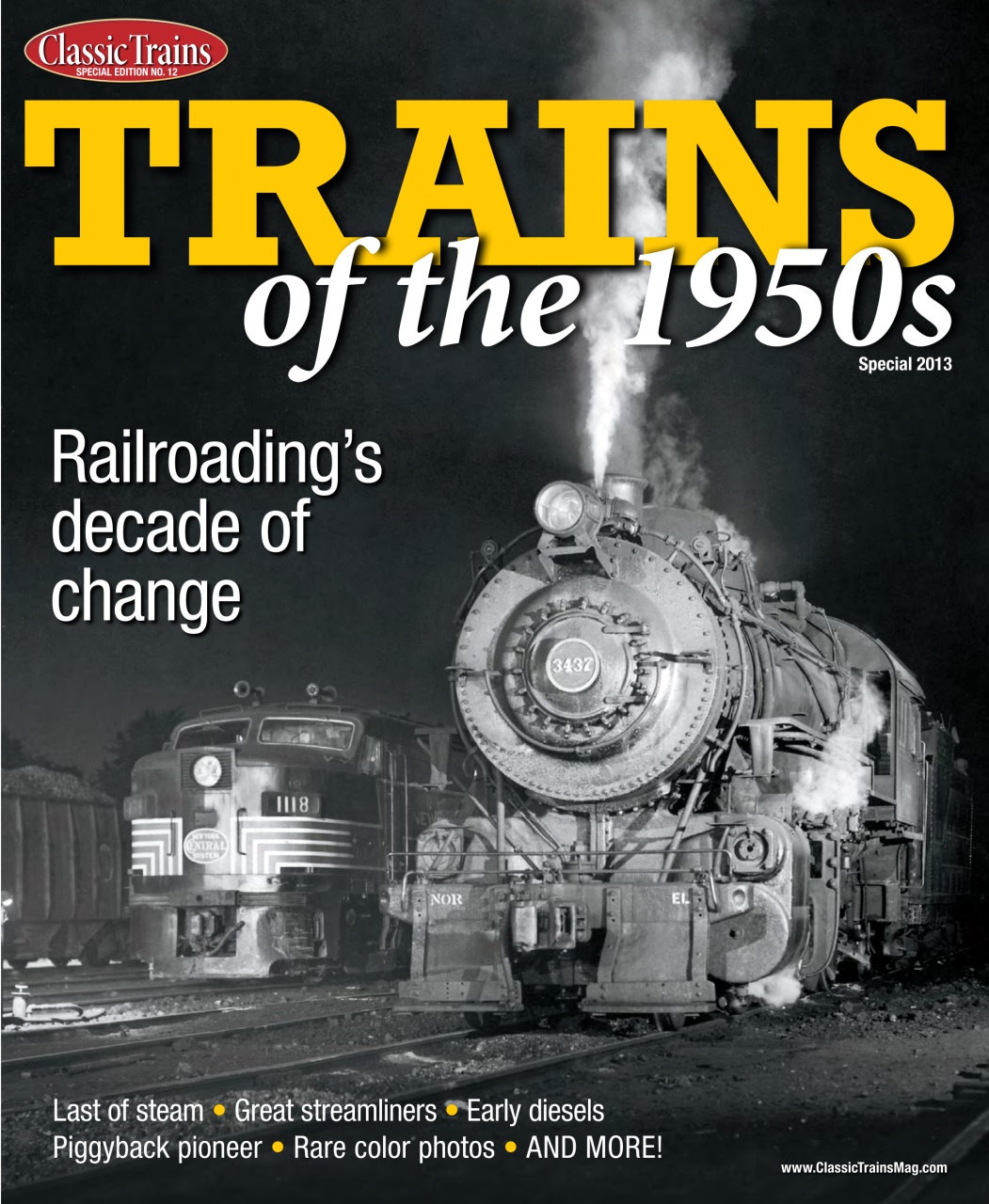 Classic Trains Magazine Trains of the 1950s Special Issue