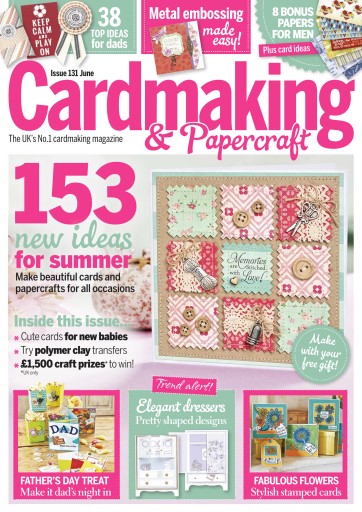 Cardmaking & Papercraft Magazine - June 2014 Back Issue