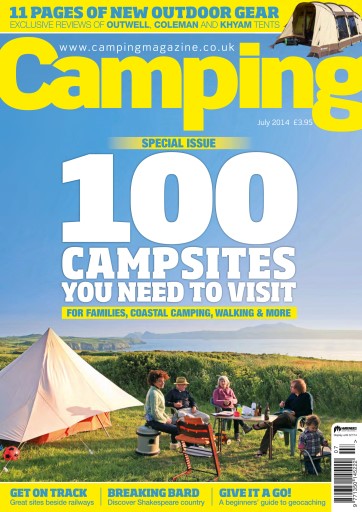 Camping Magazine - 100 must-visit campsites - July 2014 Back Issue