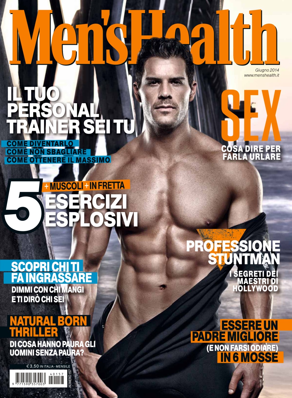 Men's Health Italia Magazine Men's Health 6 2014 Back Issue