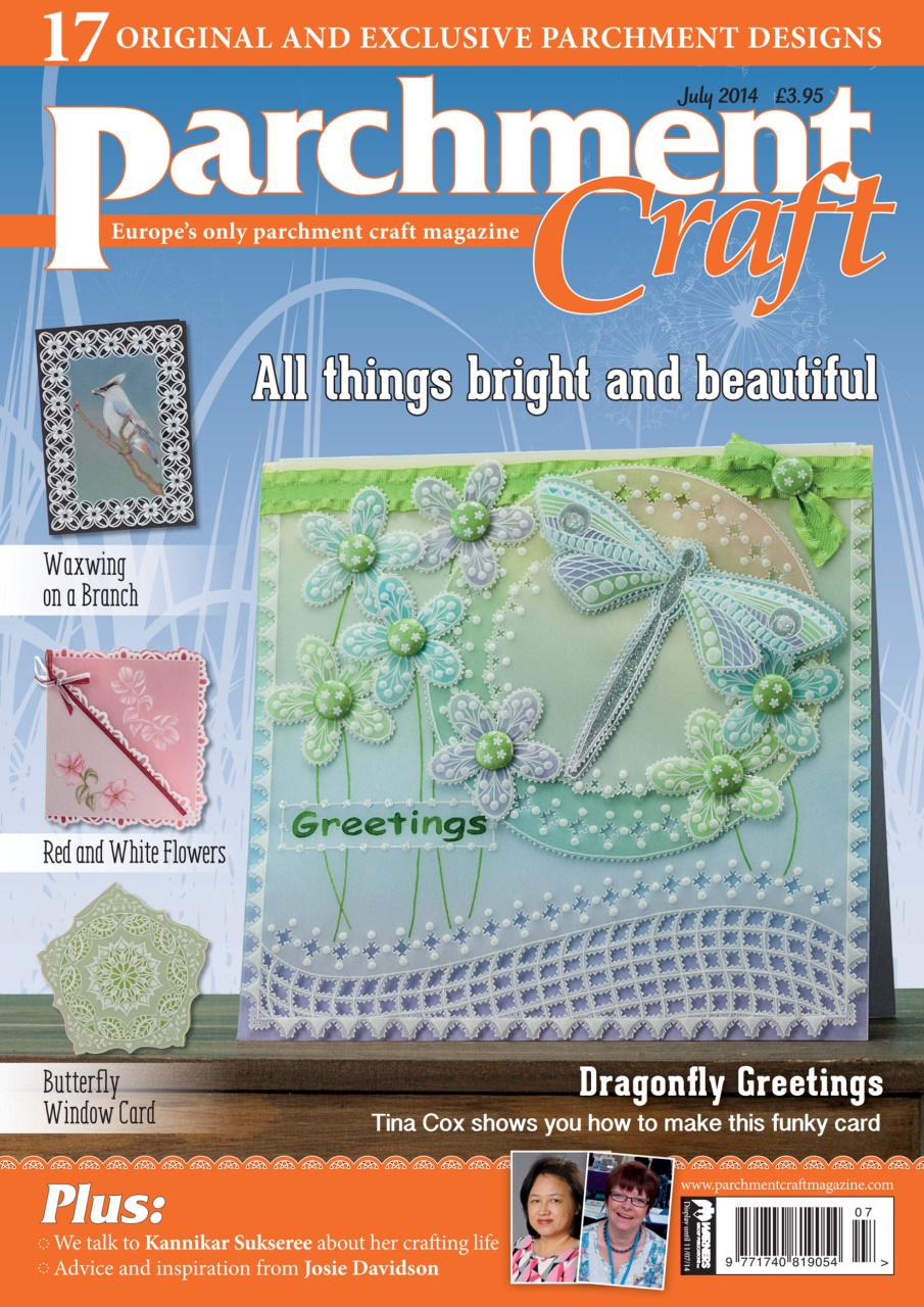 Parchment Craft Magazine July 2014 Back Issue