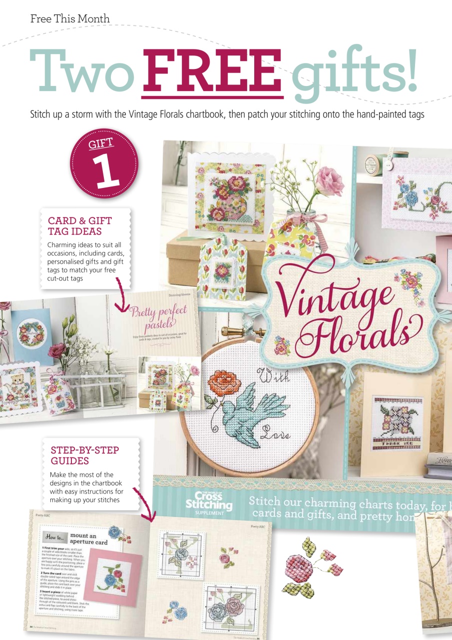 The World of Cross Stitching Magazine August 2014 Subscriptions