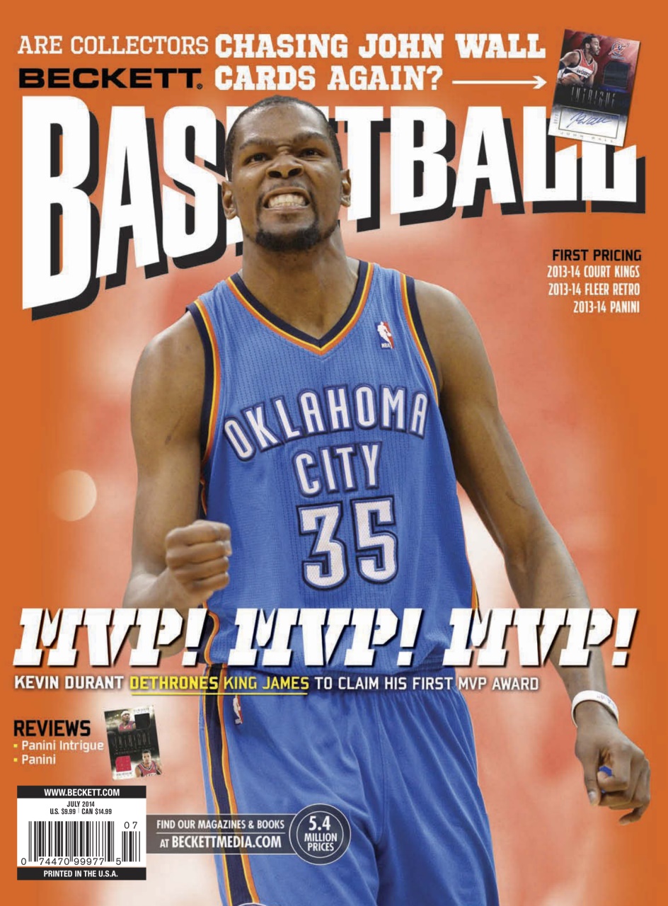 Beckett Basketball Magazine July 2014 Back Issue