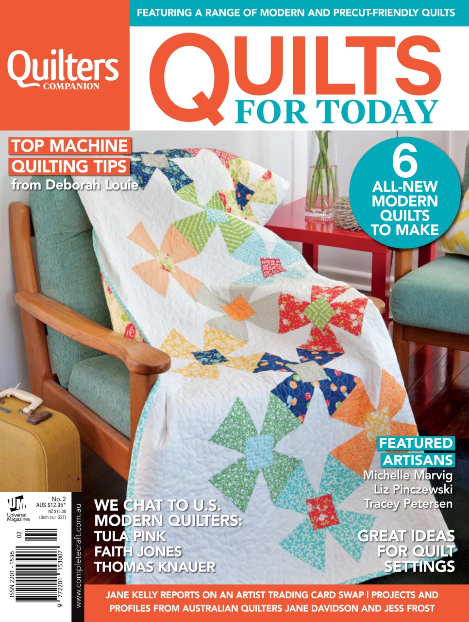 Quilters Companion Magazine Quilts For Today 2 Subscriptions