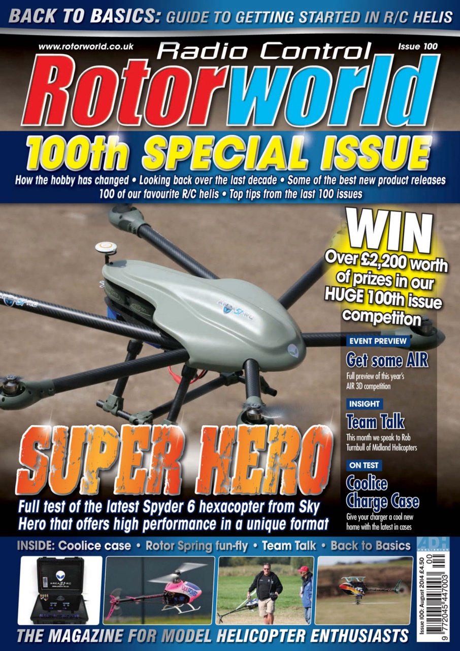 Radio Control Rotor World Magazine Aug14 (100) Back Issue