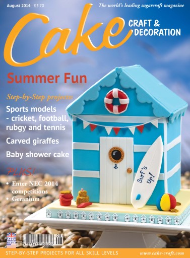 Cake Decoration Sugarcraft Magazine August 2014 Subscriptions