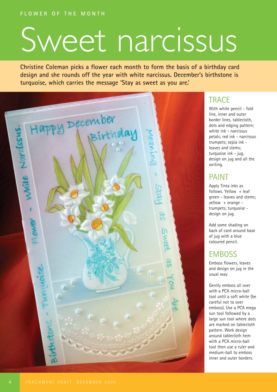 Parchment Craft Magazine December 2005 Back Issue