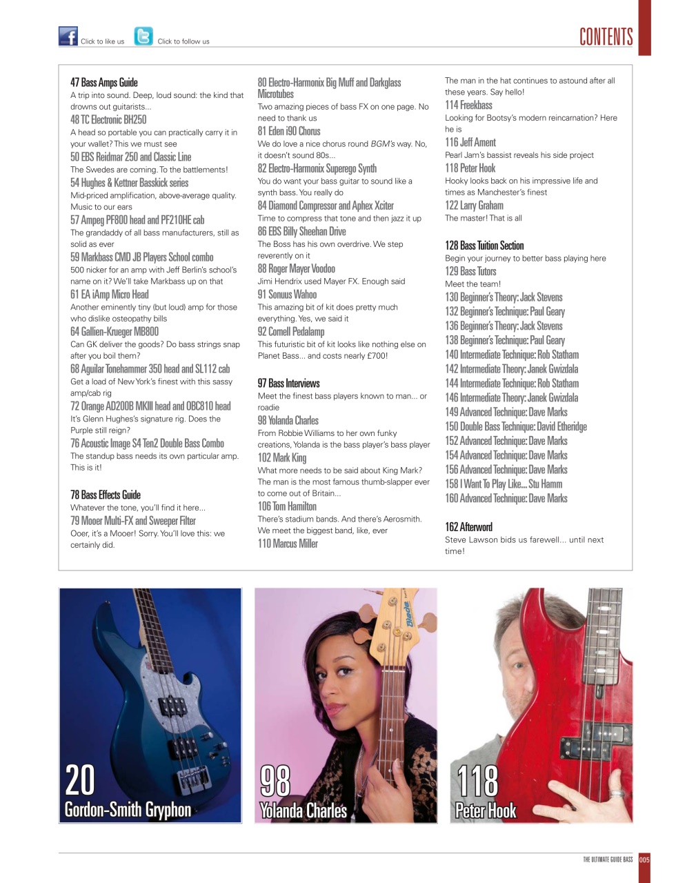 Bass Player UK Magazine The Ultimate Bass Guide Special Issue