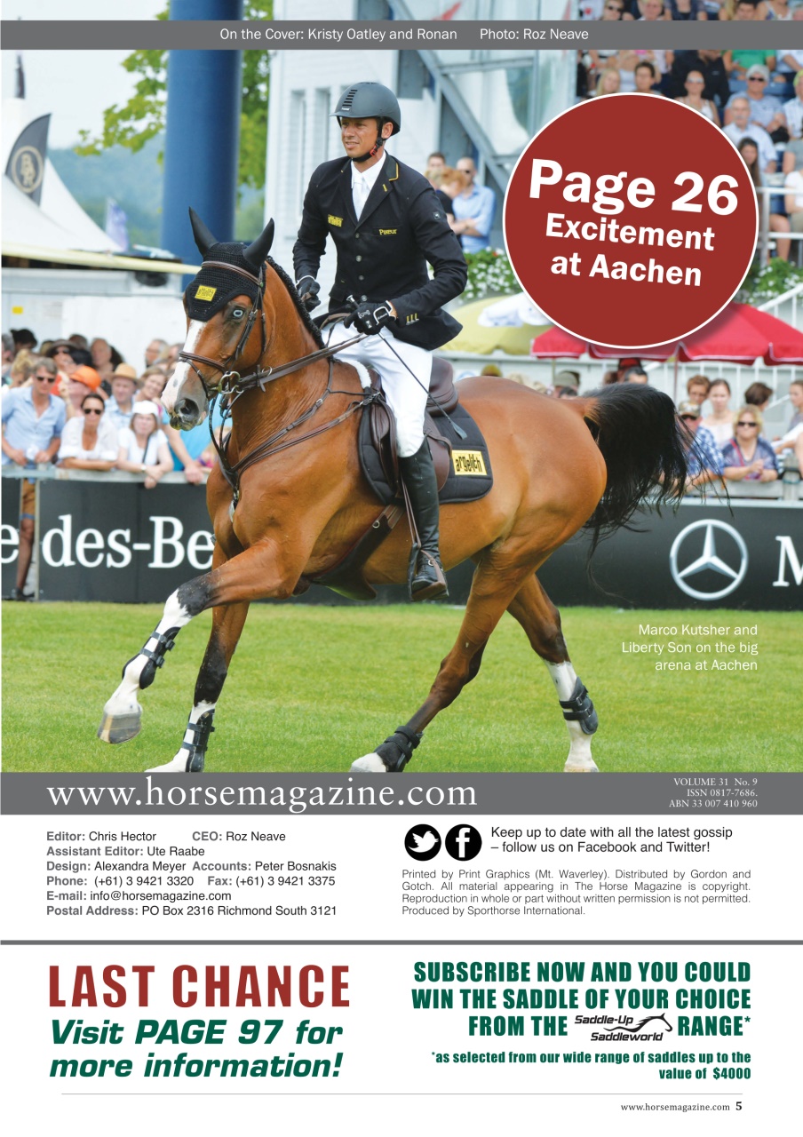 The Horse Magazine September 2014 Back Issue